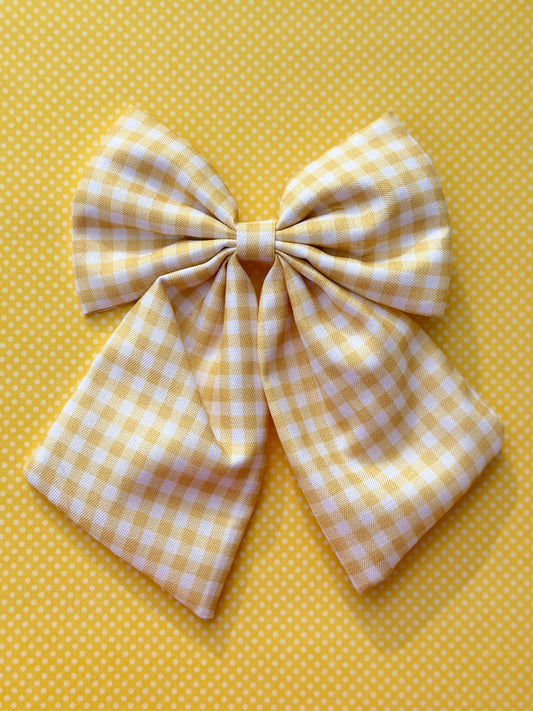 Yellow Picnic Bow