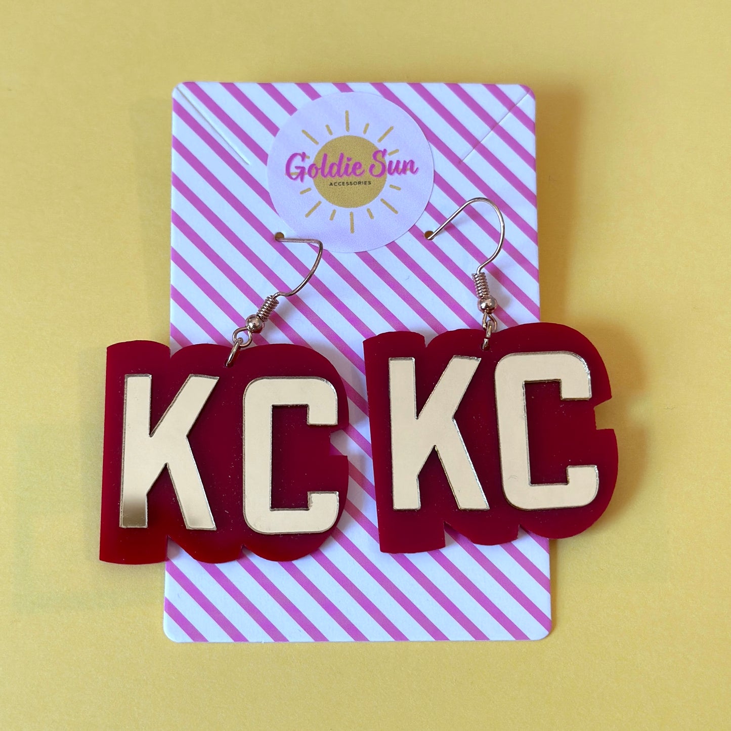 Red KC Earrings