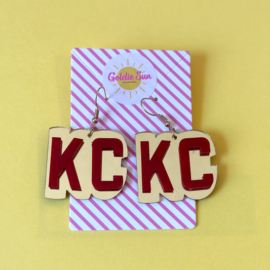 Gold KC Earrings